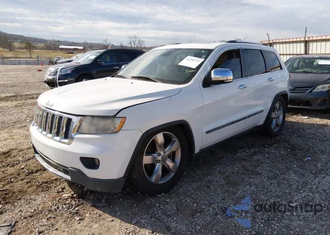 2013 Jeep Grand Cherokee Overland z USA, uszkodzony, nr VIN 1C4RJFCT1DC640042